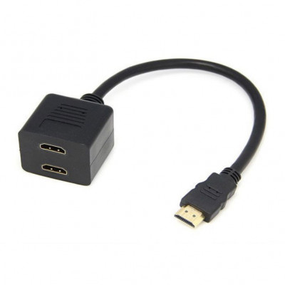 Splitter de 1 entrée HDMI mâle à 2 sorties HDMI femelles