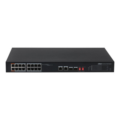 Switch POE 16 canaux + 2 Uplink RJ45/SFP