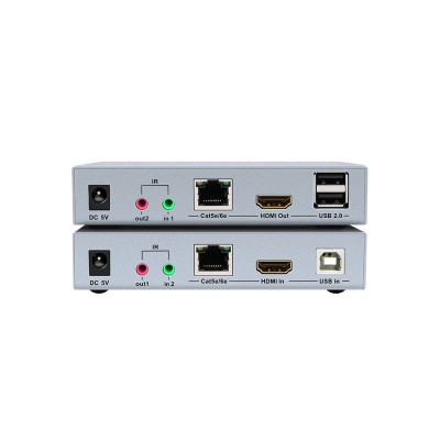 Extender KVM 4K vidéo, audio et données sur câble réseau