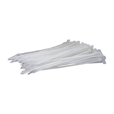Lot de 100 collier de serrage blanches avec protection UV
