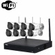 Kit de caméra de surveillance Wifi avec 6 caméra extérieure