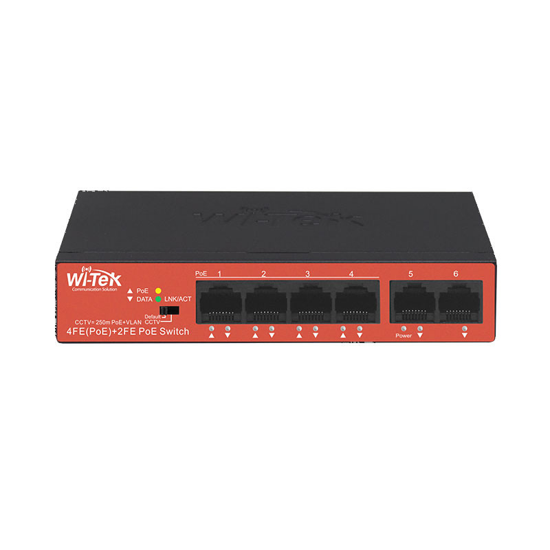 Switch POE 4 canaux avec 2 ports Uplink