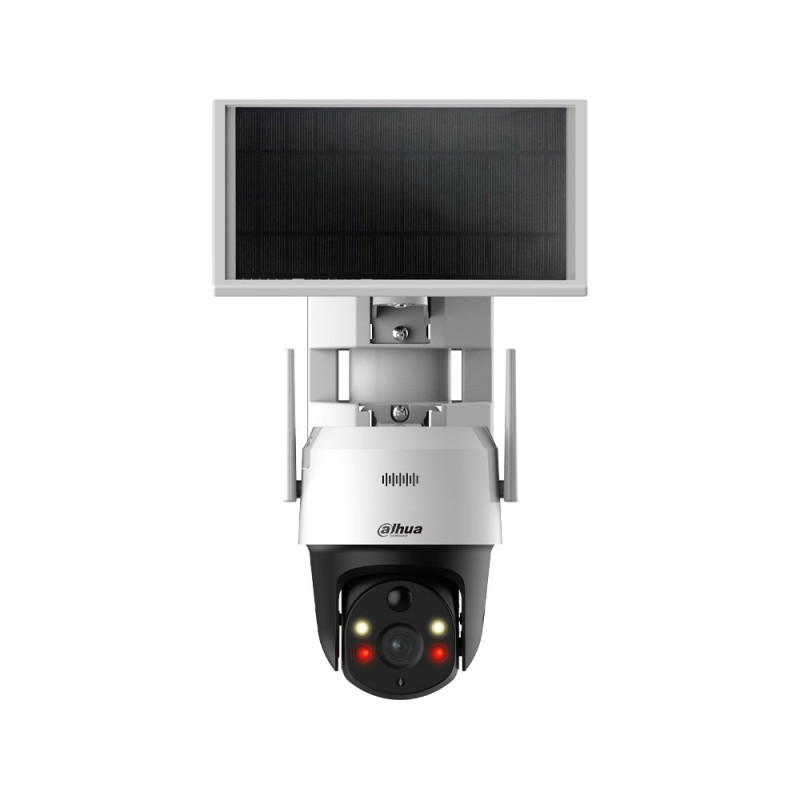 Caméra de surveillance autonome avec panneau solaire sur batterie