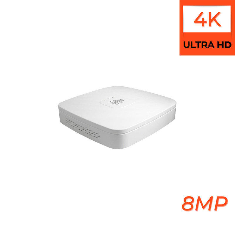 Enregistreur NVR 4 canaux 8MP / 4K