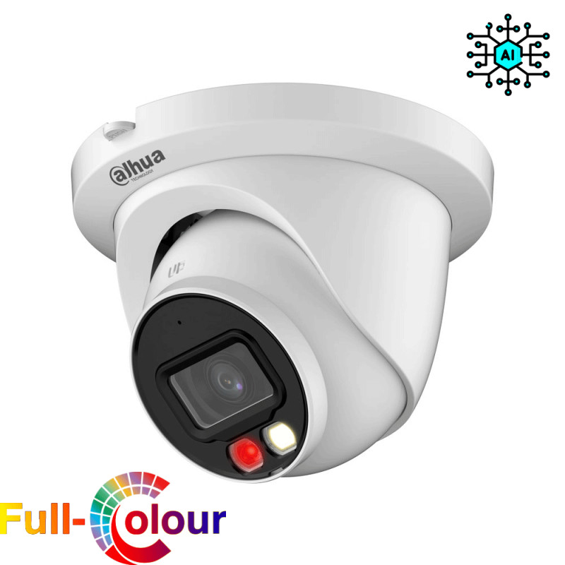 Caméra de surveillance dôme IP Full-Colour DAHUA avec IA