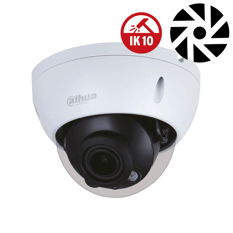 Caméra de surveillance dôme IP Anti-Vandalisme DAHUA avec zoom motorisée