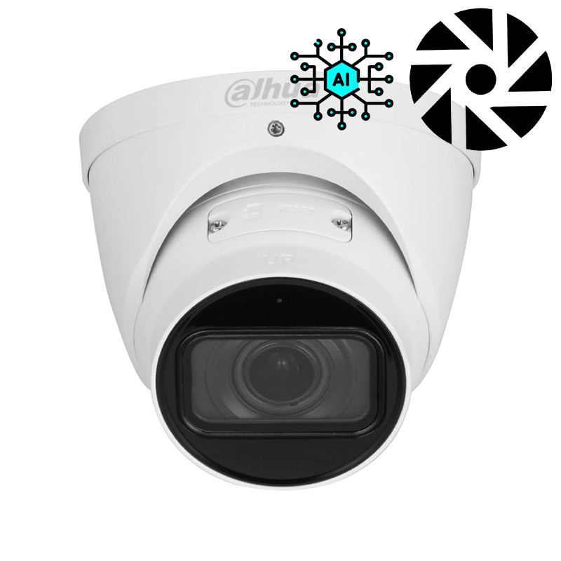Caméra de surveillance dôme IP DAHUA avec zoom motorisée et IA