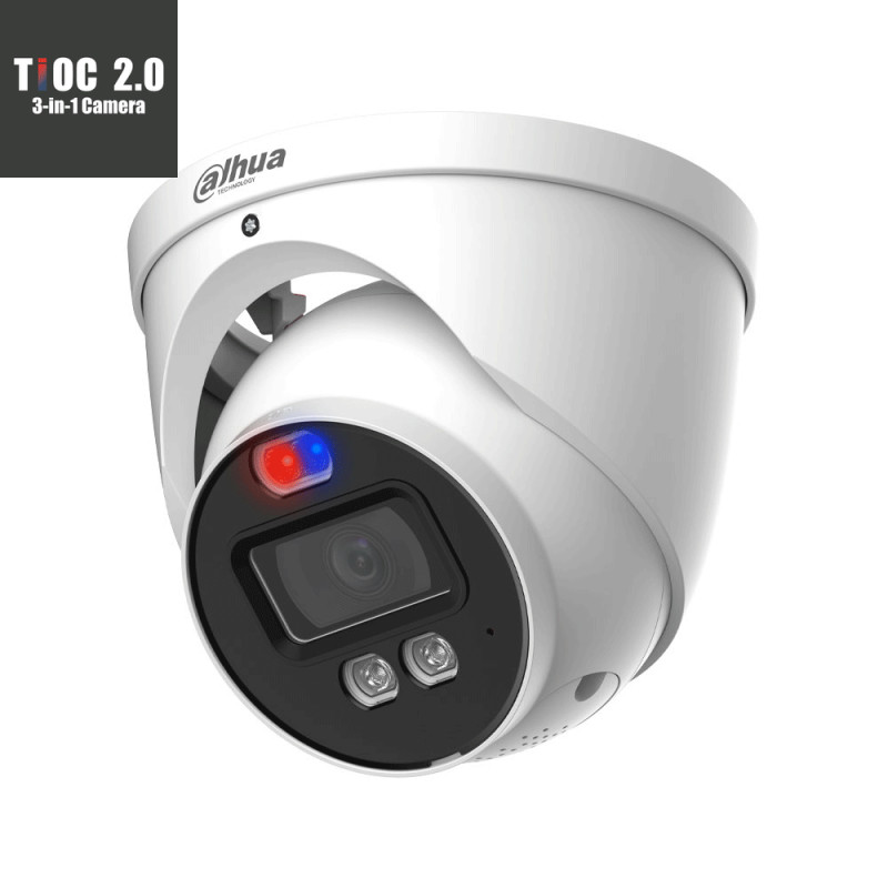 Caméra de surveillance dôme DAHUA analogique avec dissuasion active