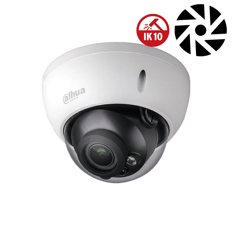 Caméra de surveillance dôme DAHUA analogique avec zoom anti-vandalisme