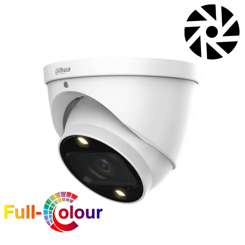 Caméra de surveillance dôme DAHUA analogique avec zoom et vision nocturne en couleur