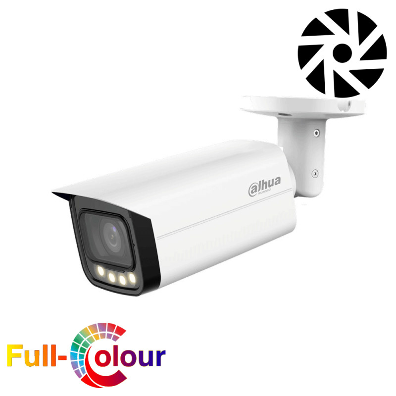 Caméra de surveillance Bullet DAHUA analogique avec zoom et vision nocturne en couleur