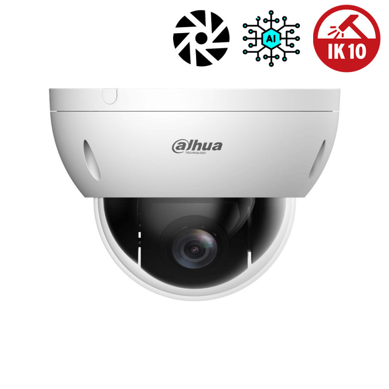 Caméra de surveillance dôme motorisée PTZ anti-vandalisme